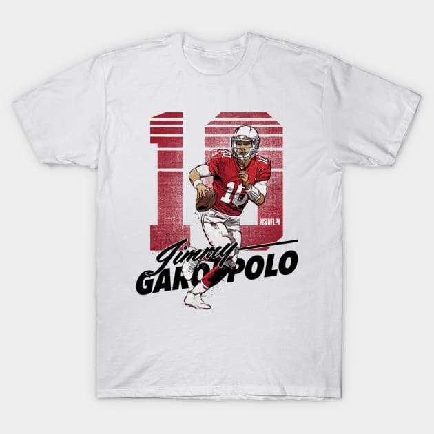 Jimmy Garoppolo San Francisco Retro T-Shirt by MASTER_SHAOLIN